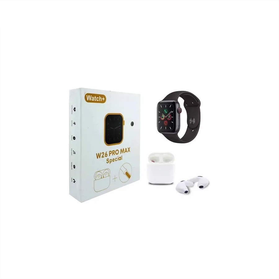 ساعت هوشمند و هندزفری بلوتوث W26 Pro Max - تصویر 3