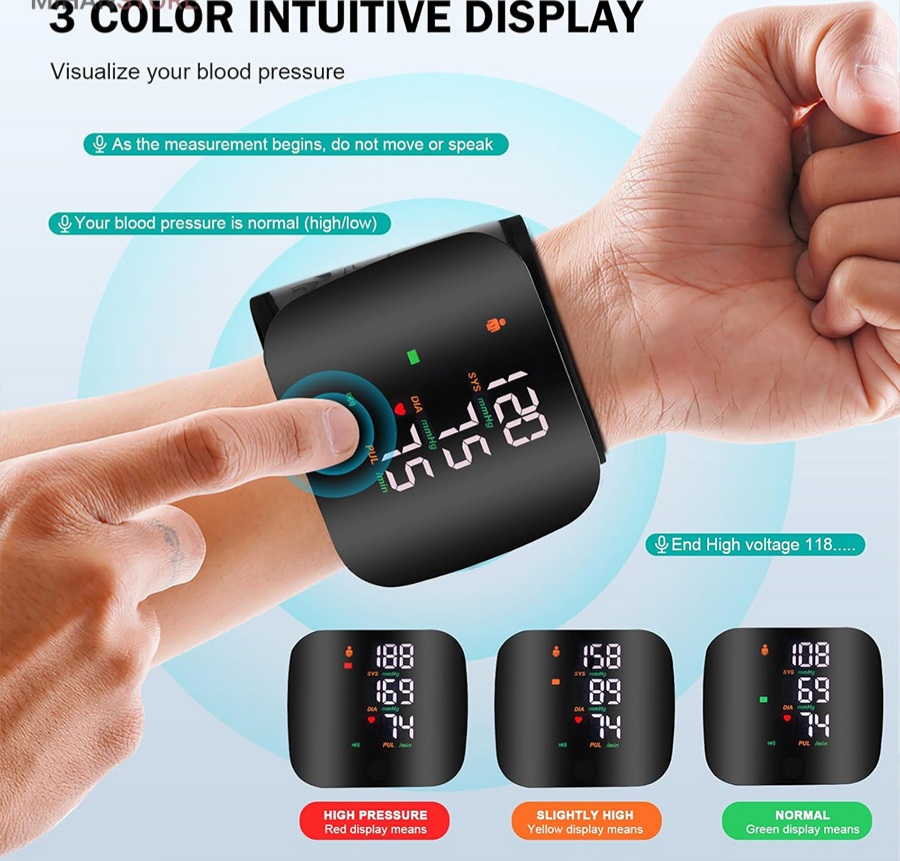 فشارسنج مچی سخنگو مدل Intelligent BP - تصویر 3