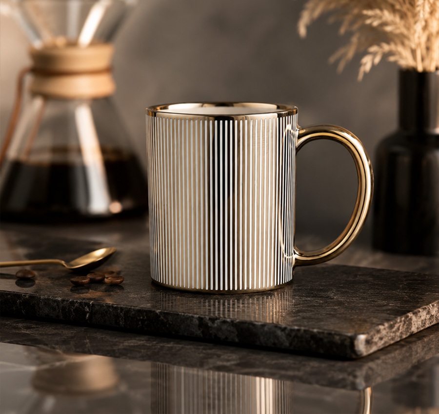 ماگ لاکچری VELVET GOLD - تصویر 5