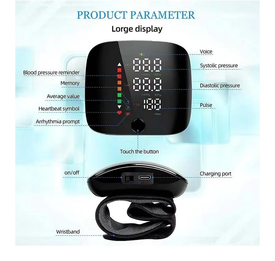 فشارسنج مچی سخنگو مدل Intelligent BP - تصویر 6
