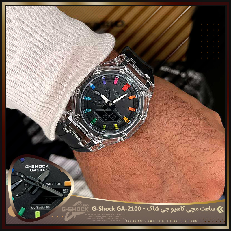 ساعت مچی ضدآب کاسیو جی شاک - GA2100 - تصویر 2